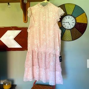Express pale pink summer dress size XL 👗 NWT